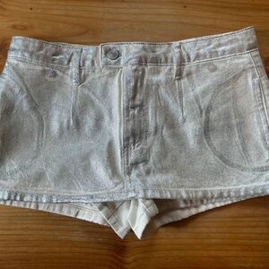 Free People “We are the Free” Metalic Shorts/Skort
